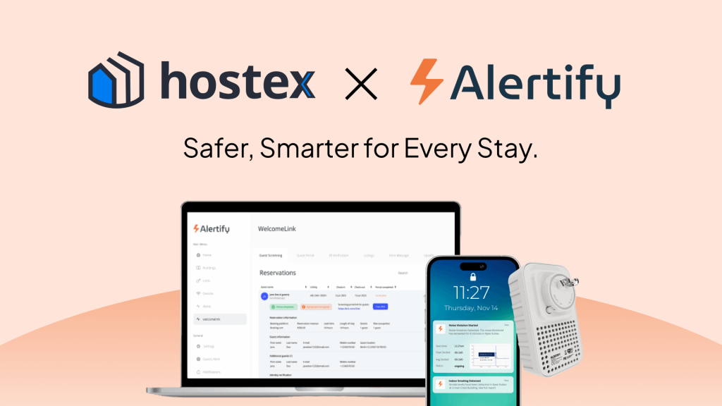 Hostex × Alertify: Smarter Monitoring for Smarter Airbnb Hosts