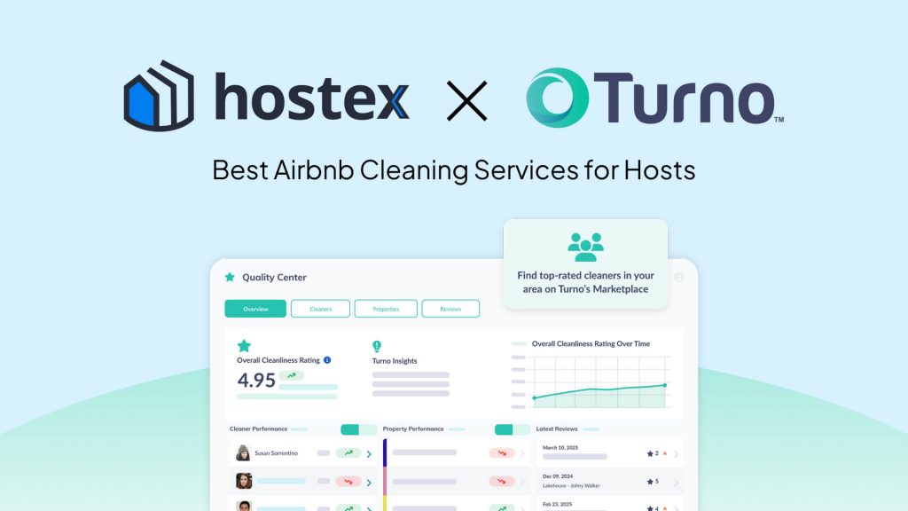 Turno + Hostex: Automate Airbnb Cleaning and Maximum Efficiency
