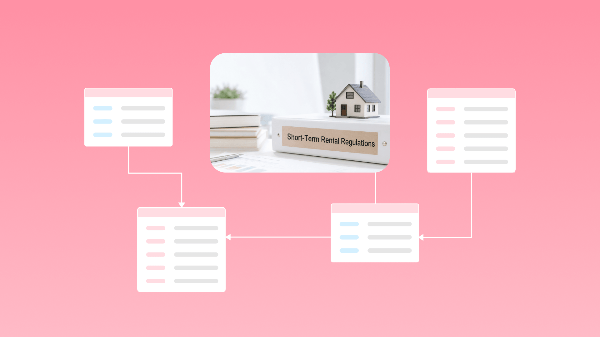 Illustration representing California short-term rental (STR) laws 2026 guide for Airbnb hosts, focusing on regulatory compliance and hosting requirements.