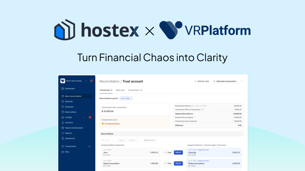 Hostex × VRTrust: Turn Financial Chaos into Clarity