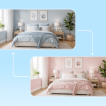 Illustration comparing long-term and short-term rental models, highlighting key differences for Airbnb hosts in pricing, management, and guest experience.