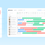 A screenshot of the Hostex calendar page, showing reservations from multiple channels, such as Airbnb, Booking.com, Vrbo, and more.