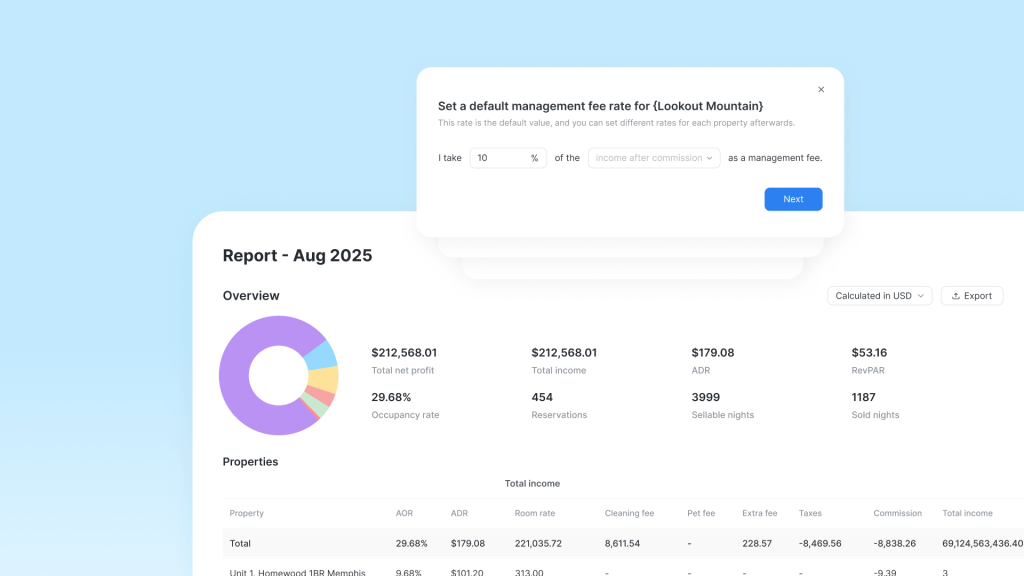 Illustration of Hostex’s Owner Connect feature in action