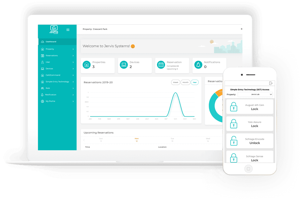 Jervis Systems سمارٹ رسائی موبائل ایپ