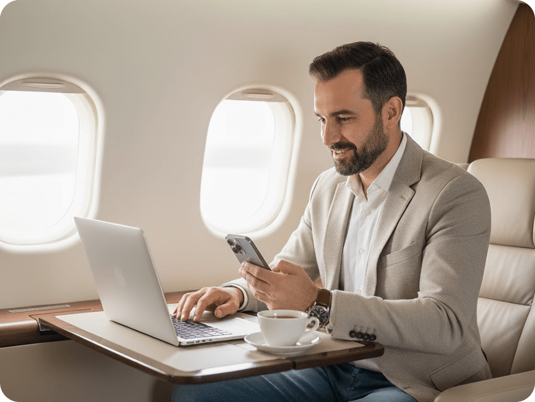 Small hotel management interface